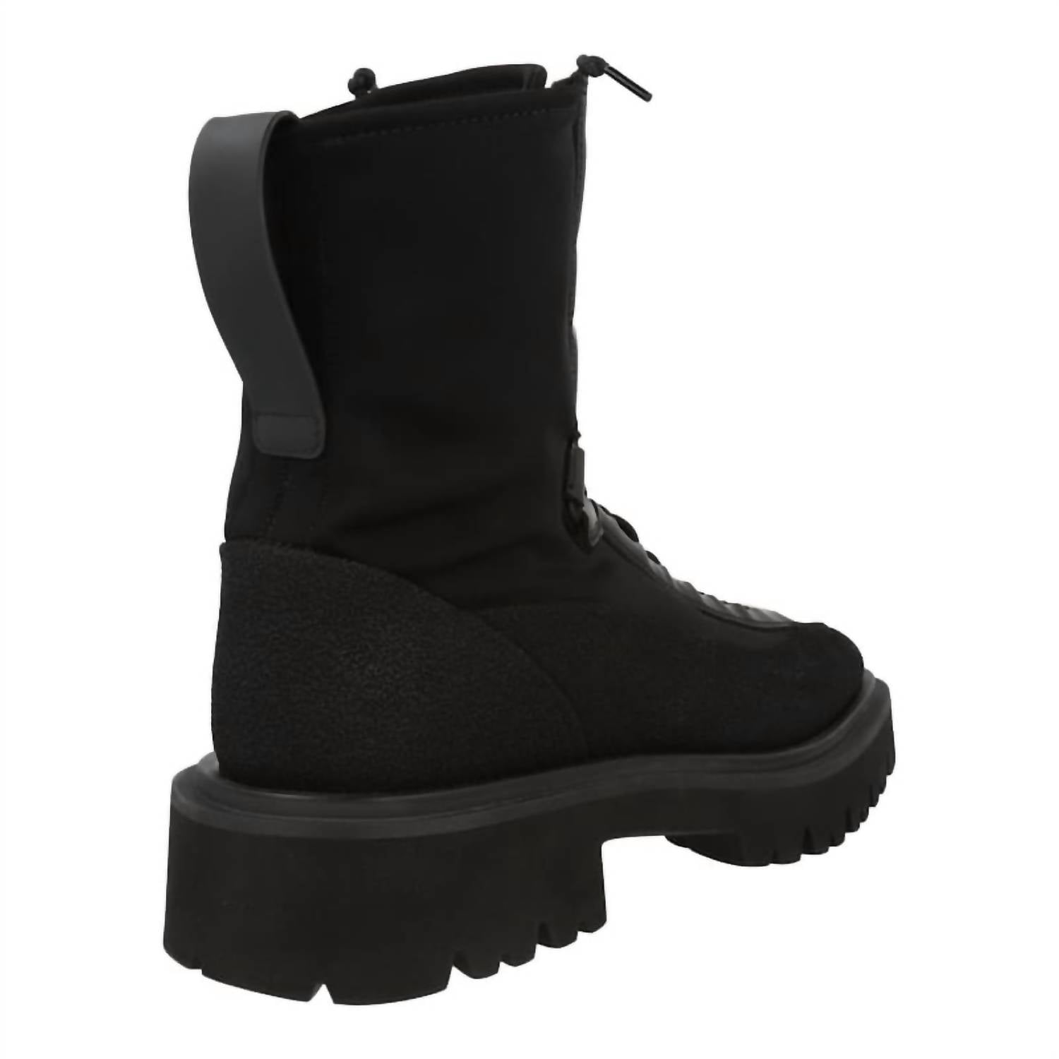 Salvatore Ferragamo Women's Atlante Lace-up Ankle Boots in black - women's shoe - alternate view
