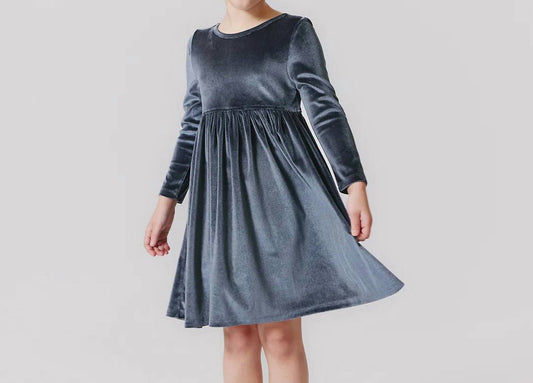 Pink Chicken - Girls Velour Steph Dress