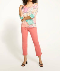 Fdj - Tilly Three Quarter Sleeve Drop Shoulder Top
