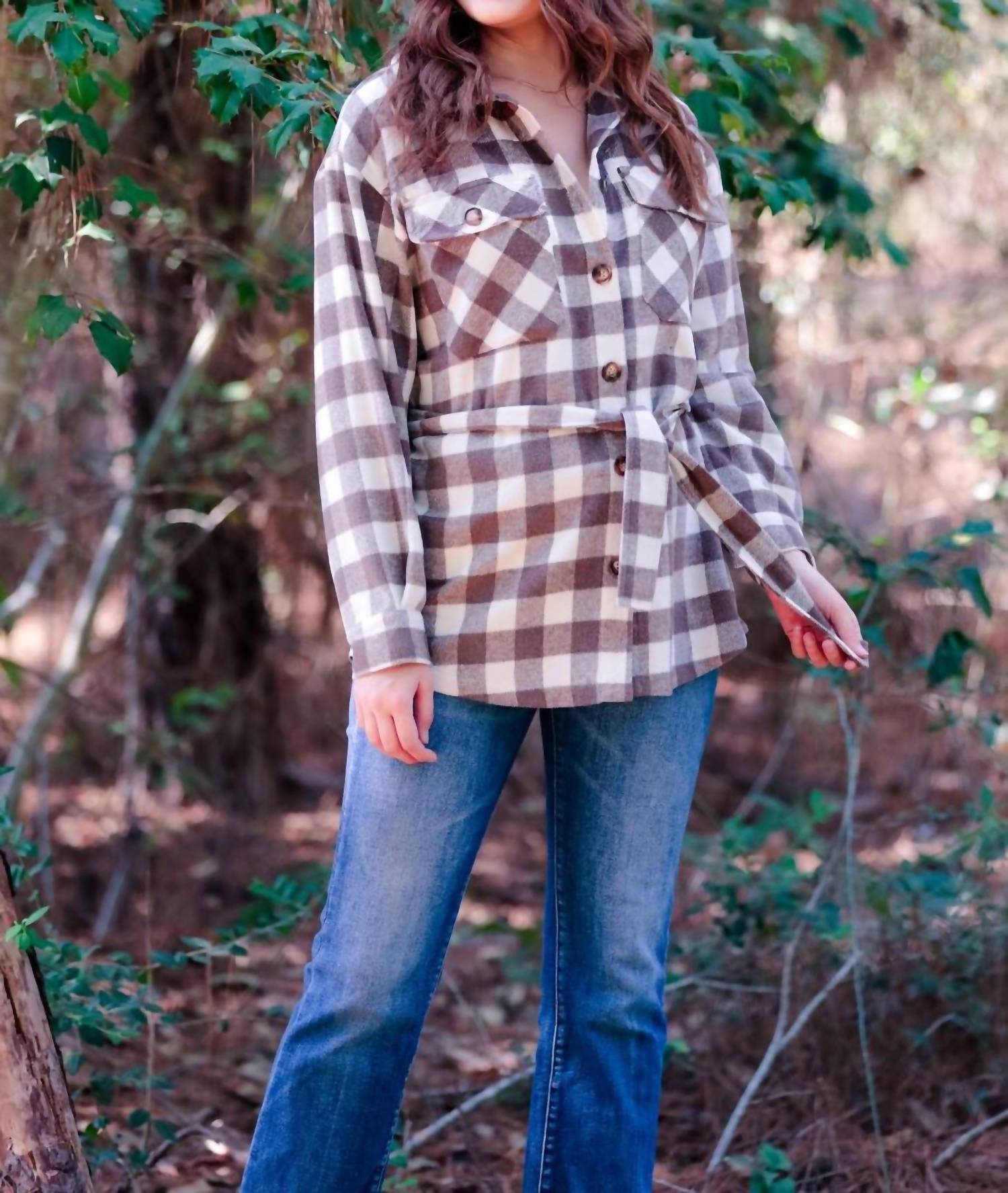 Maple Plaid Shacket