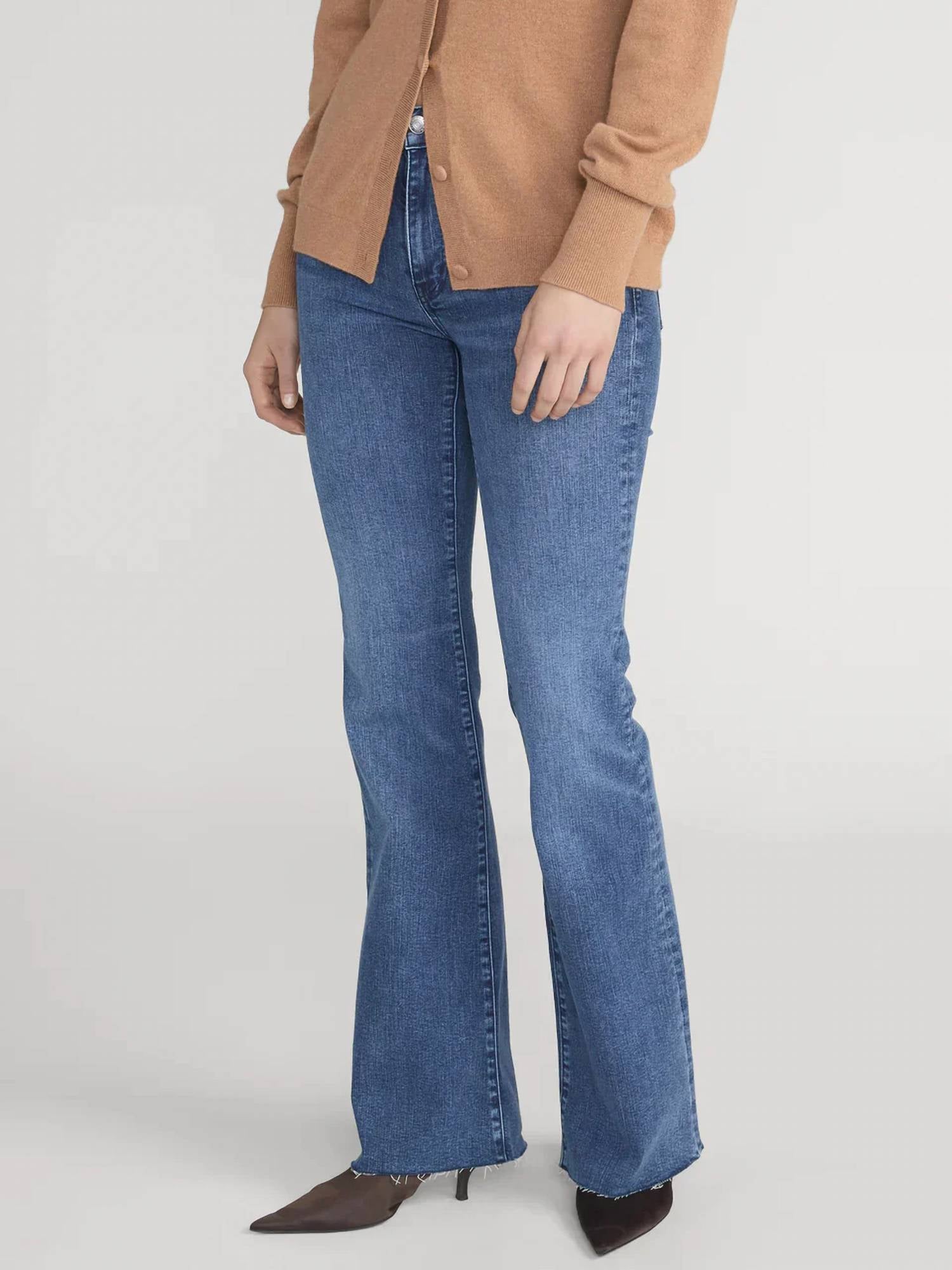 Frame - Icon Raw Hem Flare Jeans