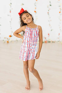 Mila & Rose - Girls Stars & Stripes Romper