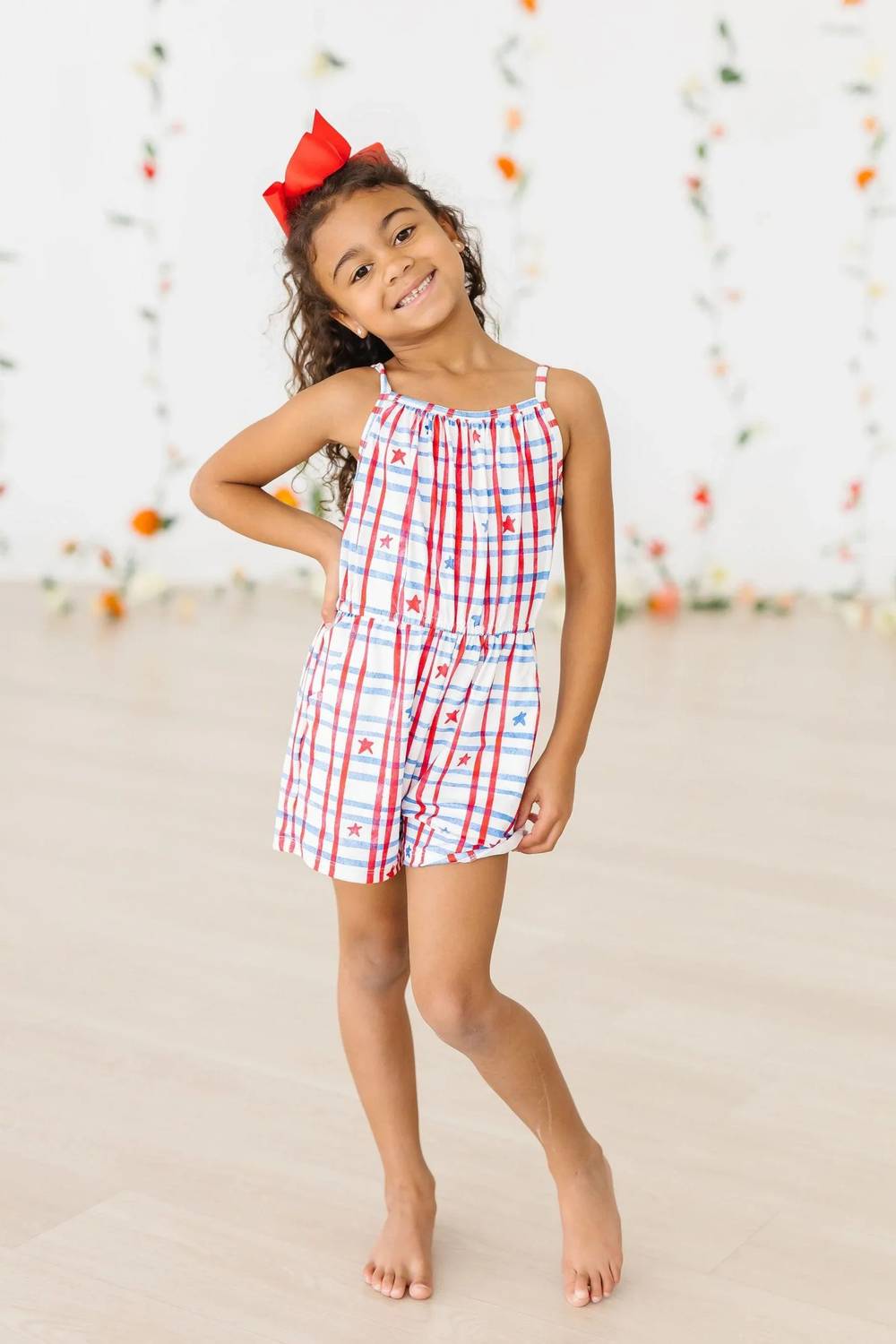 Mila & Rose - Girls Stars & Stripes Romper