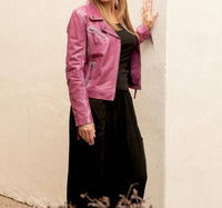 Mauritius - Christy Star Leather Jacket