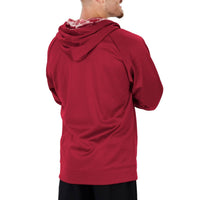 Zubaz - MEN'S NFL ARIZONA CARDINALS FULL ZIP CAMO HOODIE