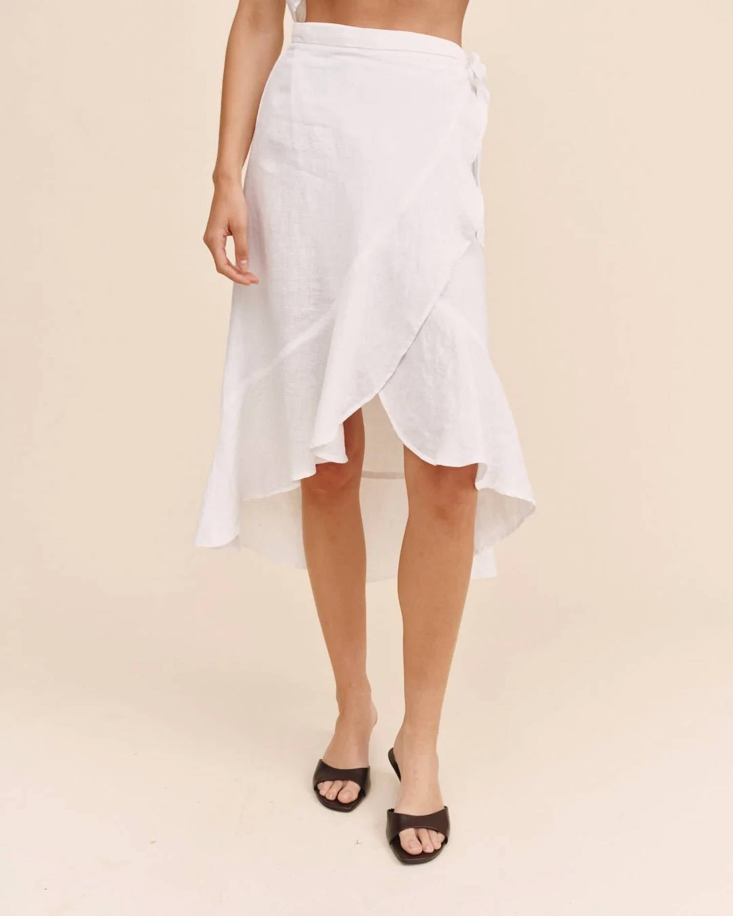 Bella Dahl - Ruffle Wrap Skirt