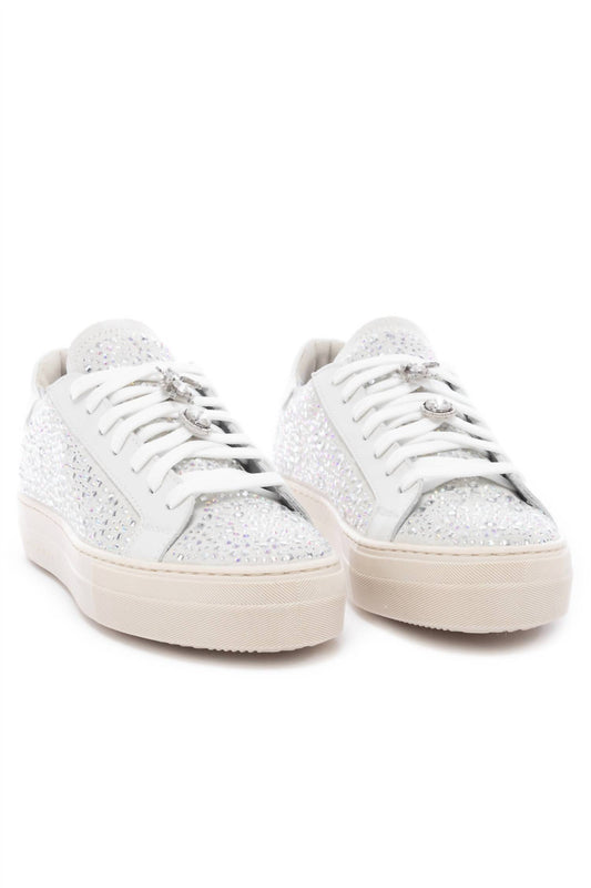 P448 - Women's Thea Multi Strass Sneakers