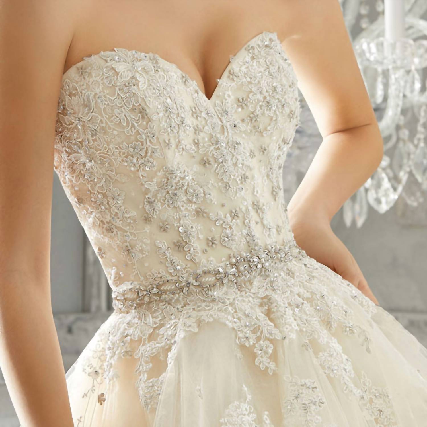 Morilee - Beaded Organza Belt