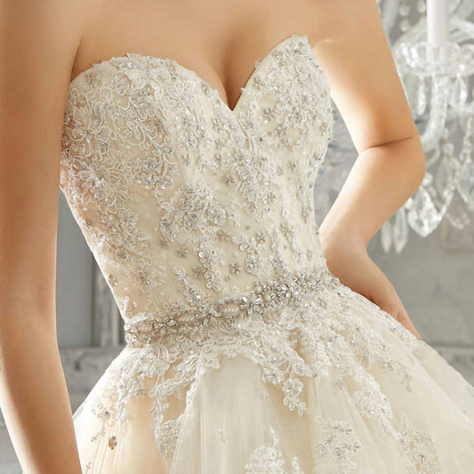 Morilee - Beaded Organza Belt