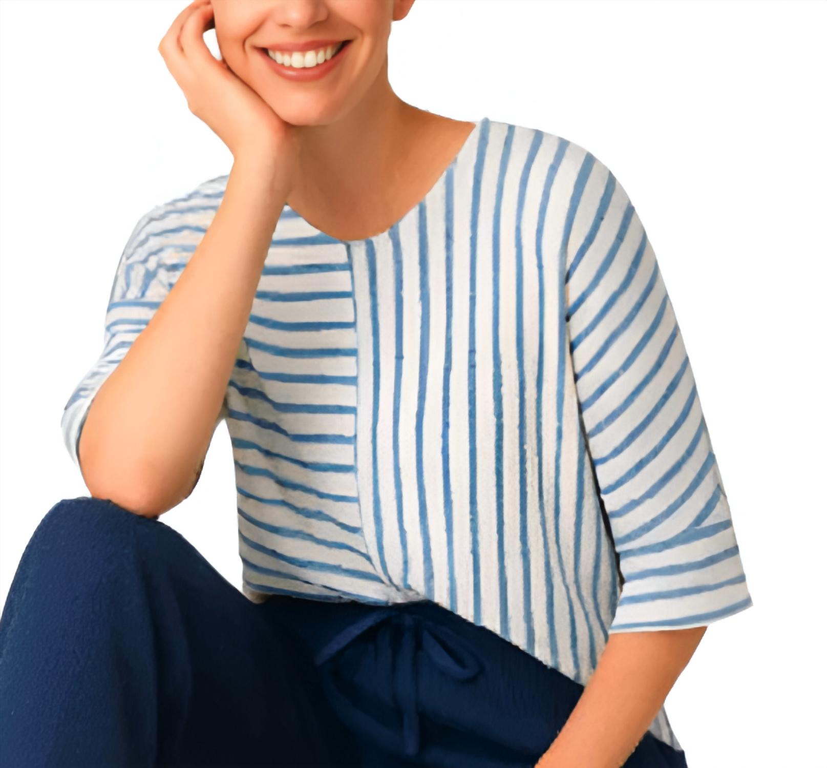 Keren Hart - Striped Casual Top