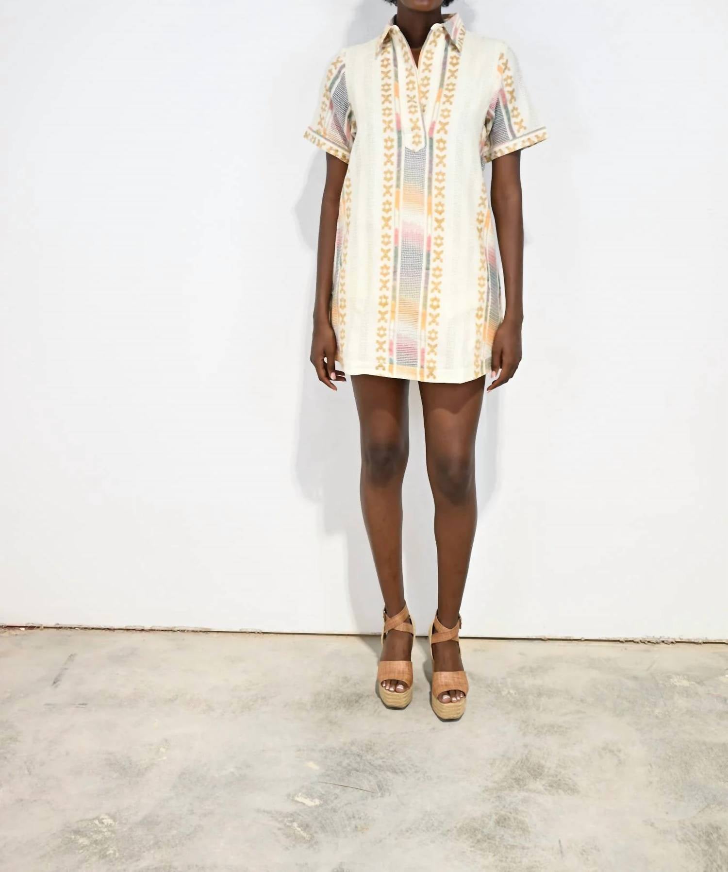Never A Wallflower - Split Neck Dress