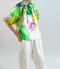 Psophia - Tie neck blouse