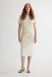 Iris Setlakwe - Fancy Fleur Pencil Skirt
