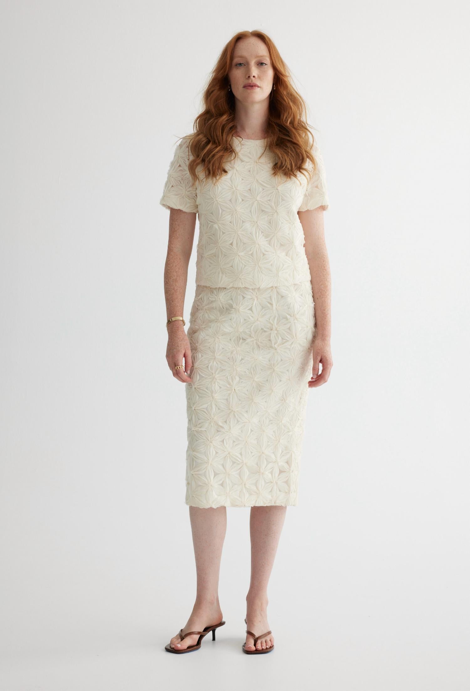 Iris Setlakwe - Fancy Fleur Pencil Skirt