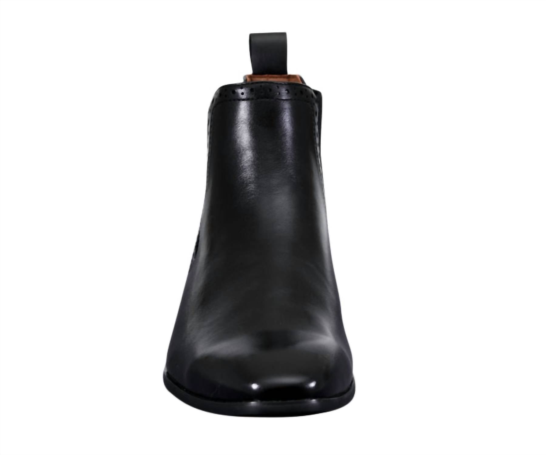 Amali Men's Hayes Chelsea Boots in black - men's boots - detail view