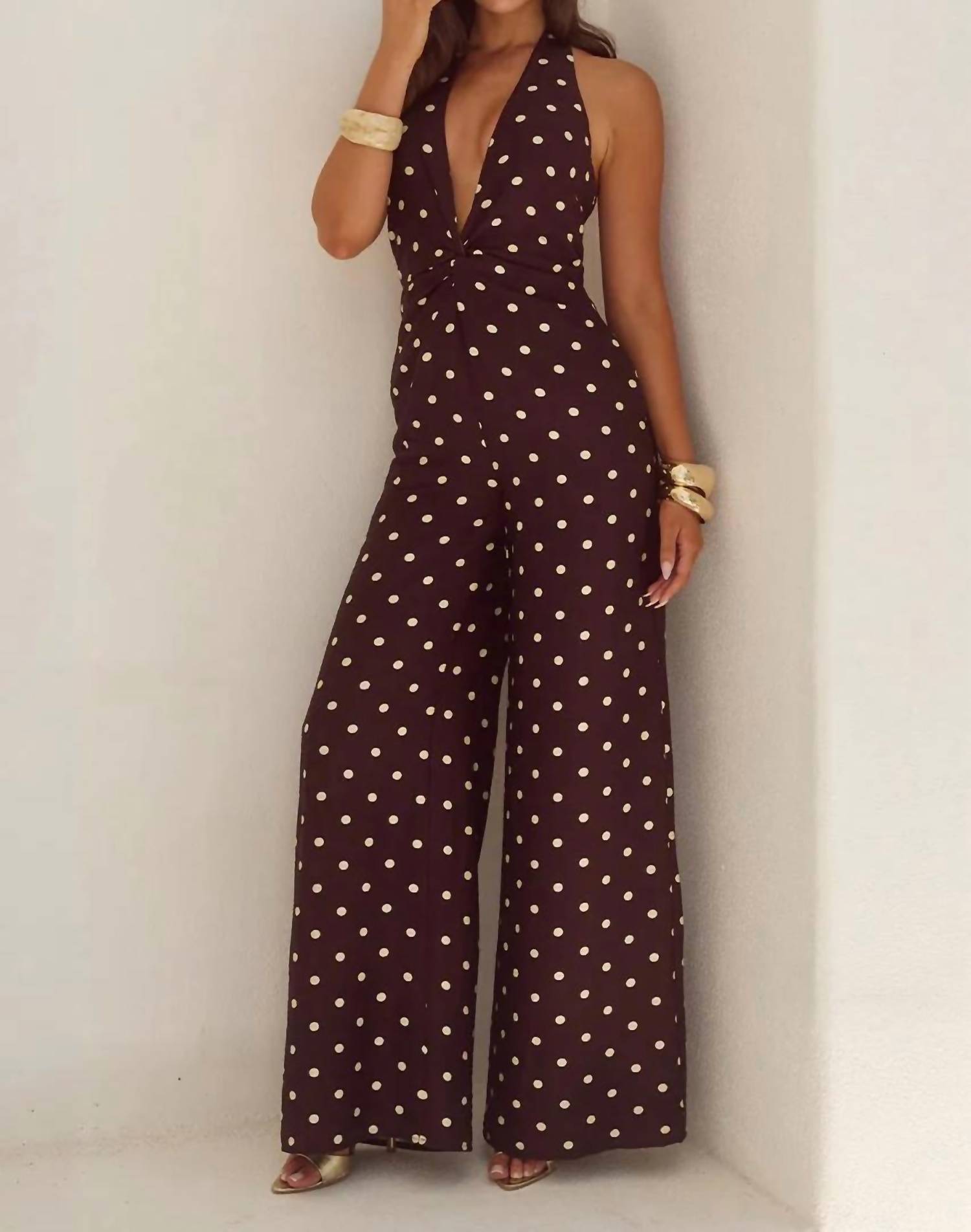Runaway - Arlette Halter Jumpsuit