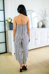 Andree By Unit - Modern Stripes Sleeveless Jumpsuit