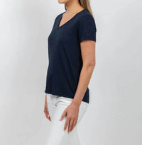 Elliott Lauren - Short Sleeve V-neck Tee