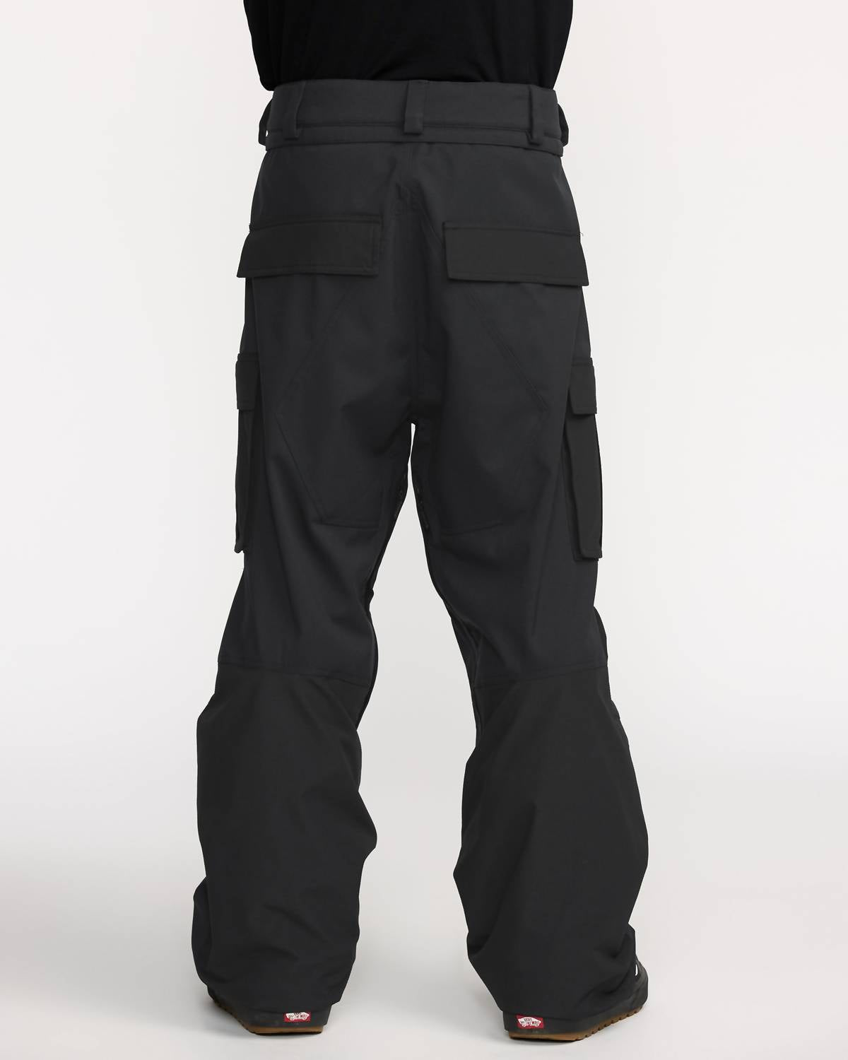 VOLCOM Nwrk Baggy Pant in black - men's pants - detail view