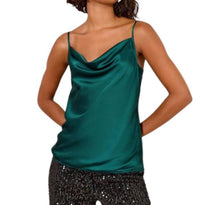Karina Grimaldi Thea Top in emerald - women's shirt