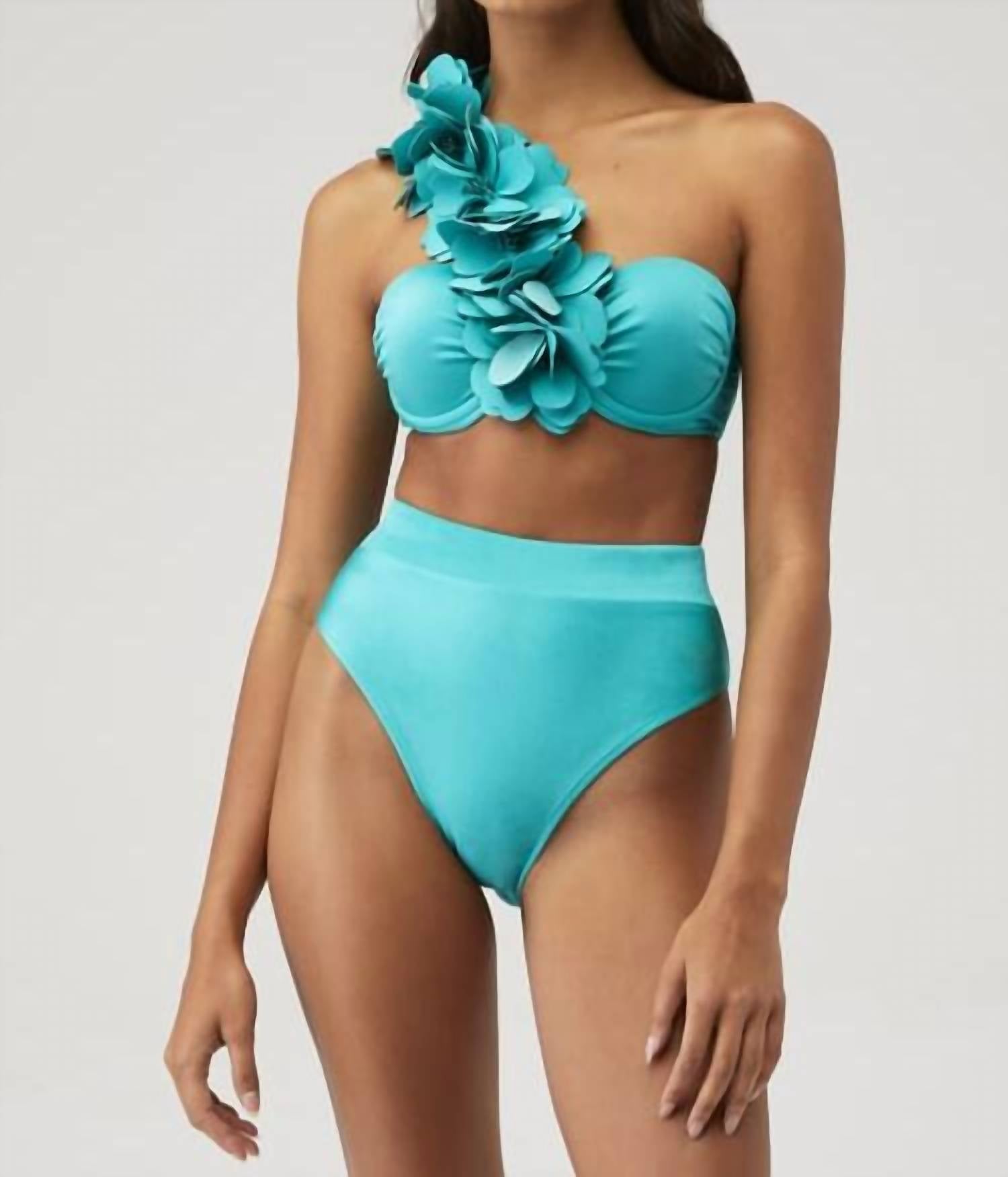 Patbo - Flower Applique Bikini Top