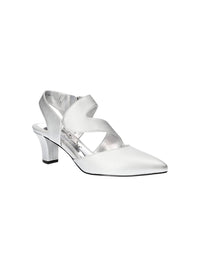 Easy Street Women's Venue Heeled Sandals in silver - women's heels
