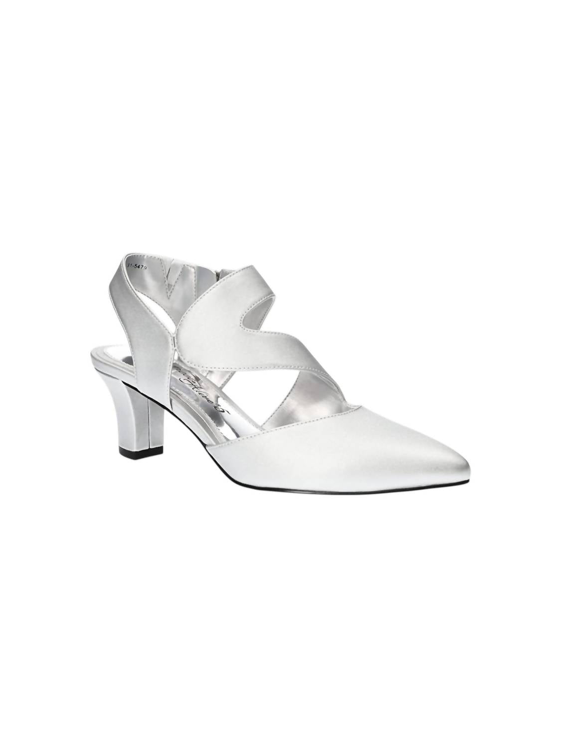 Easy Street Women's Venue Heeled Sandals in silver - women's heels