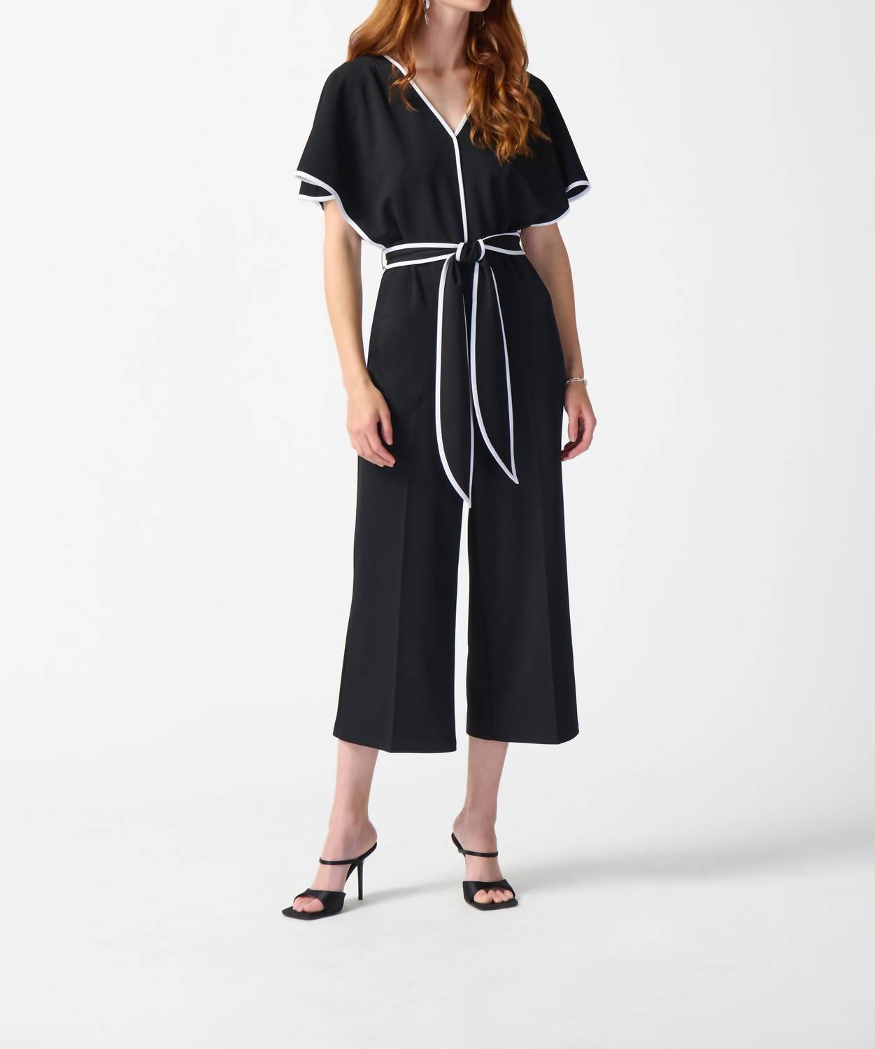 Joseph Ribkoff - Contrast Trim Jumpsuit