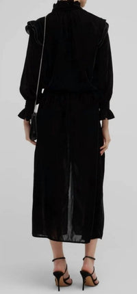 Finley - Mary Jane Velvet Smocked Waist Dress