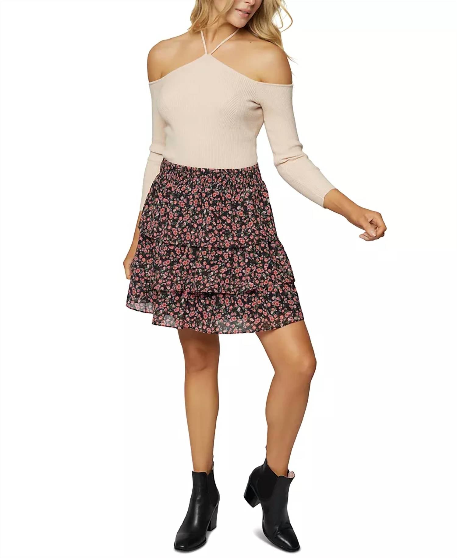 Lost + Wander - Sandy Rock Long Sleeve Off The Shoulder Top