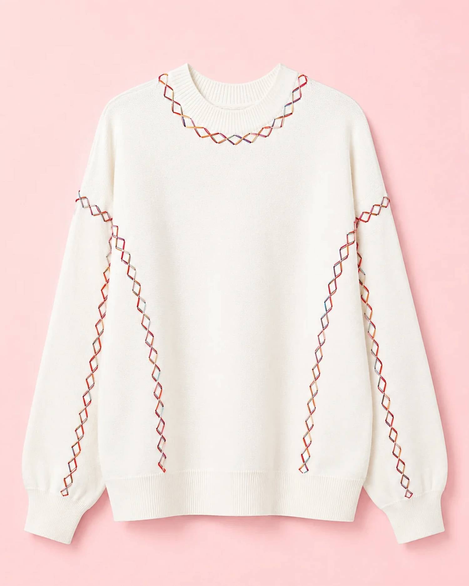 La Society - Rainbow Stitch Sweater