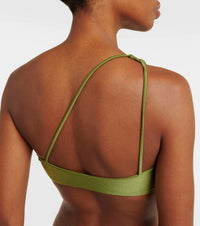 Jade Swim Apex One Shoulder Top in green - women's swimwear - view 4
