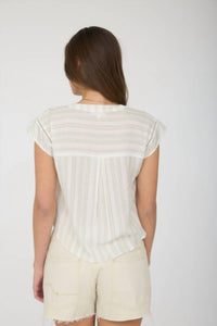 Blu Pepper - Women's Soft Horizon Stripe Top