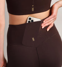 RHONE Revive 7/8 Waistband Legging in dark espresso - women's pants - alternate view