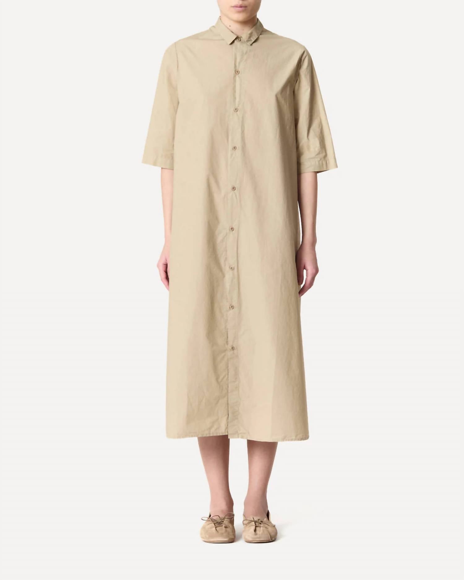 LABO.ART Abito Acca Clara Midi Dress in sonora - women's dress