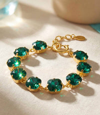 La Vie Parisienne - Women's Large Crystal Bracelet