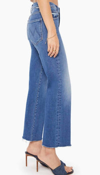 Mother - Mid Rise Rambler Zip Ankle Fray Jeans