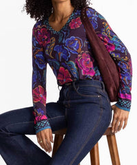 Johnny Was - Janie Favorite Long Sleeve V-neck Tee