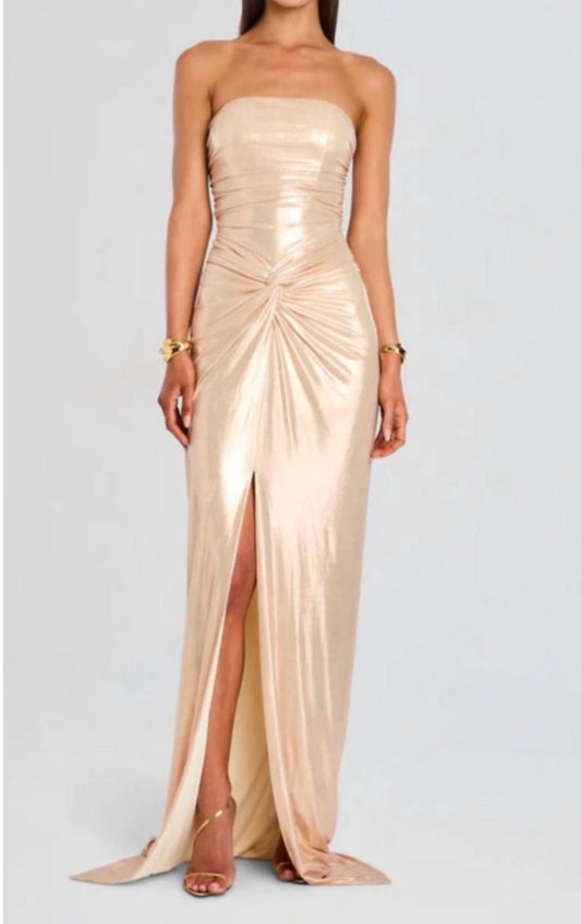 Retrofete - Maytal Metallic Maxi Gown