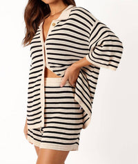 Runaway - Reggie Short Sleeve Sweater And Short Set