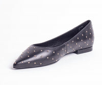 CECELIA NEW YORK Women's Brie Studded Flats in black - women's flats - alternate view