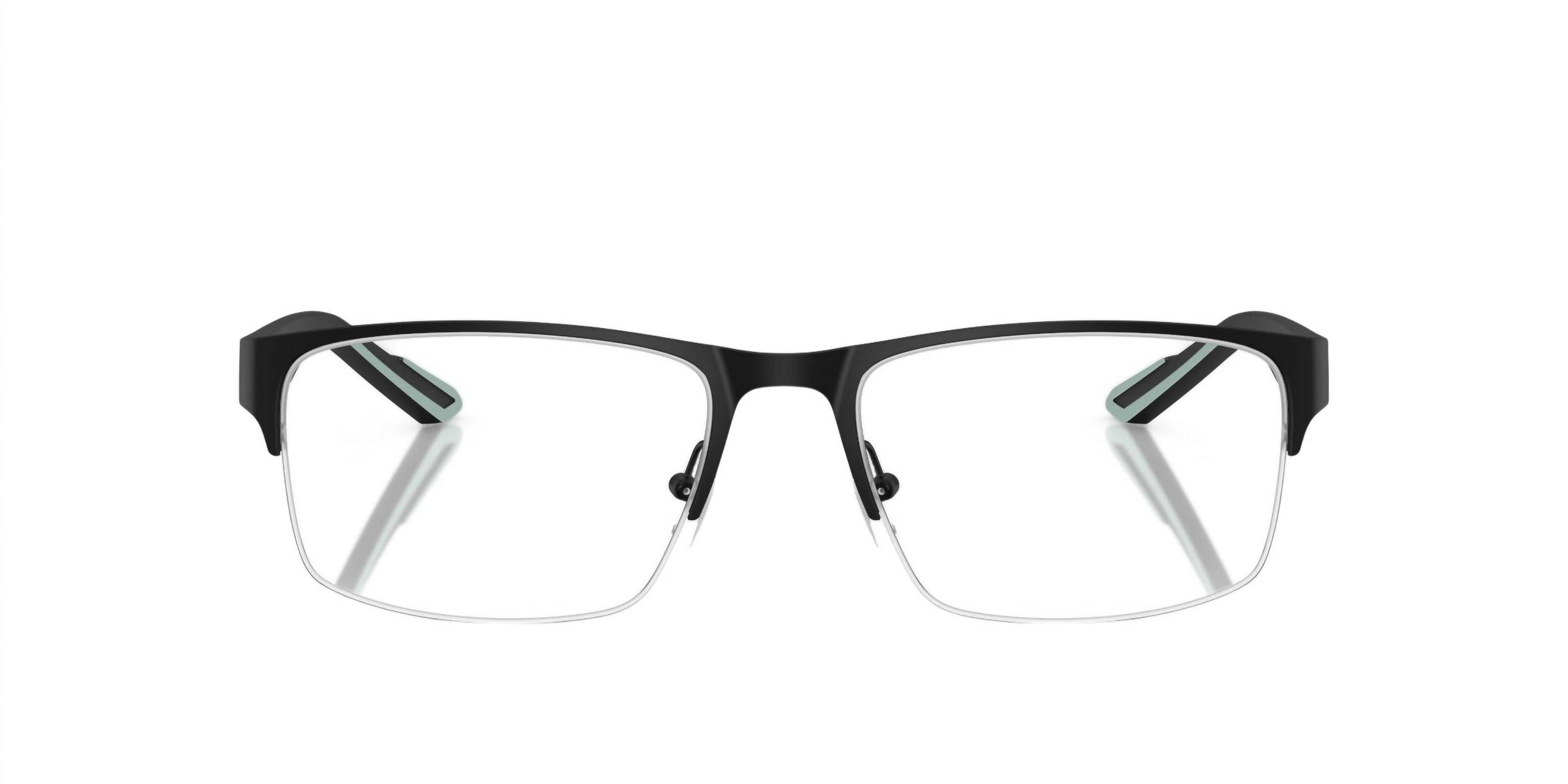 Armani Exchange Men's Ax1068 6000 Eyeglasses Frame in matte black - men's accessory - alternate view