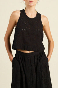 Trovata - Esther Eyelet Tank Top