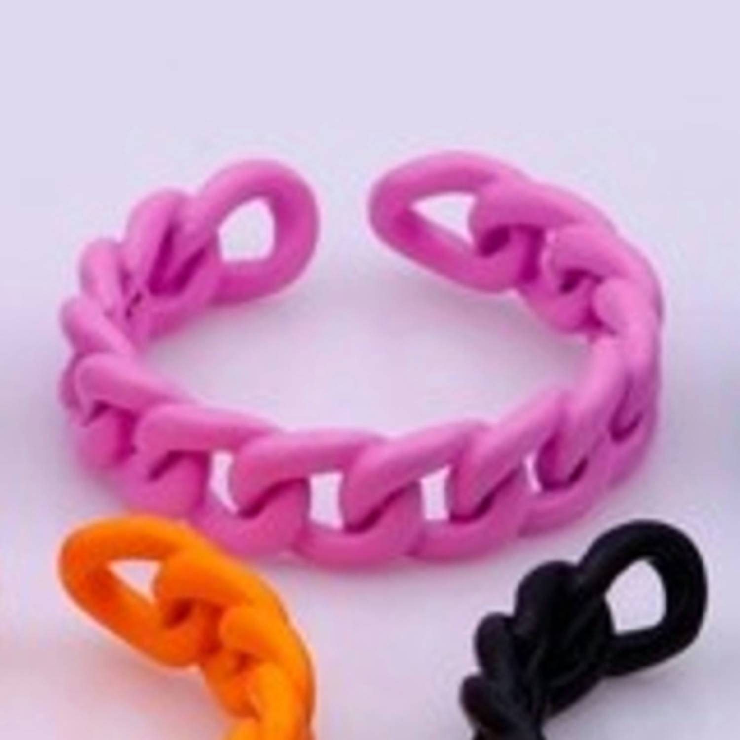 Aim Eternal - Women's Enamel Curb Chain Ring