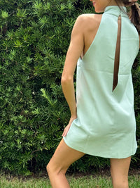 Sky To Moon - Cutout Plain Mini Dress