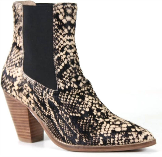 Diba True - Womens Sound Off Snake Chelsea Boots