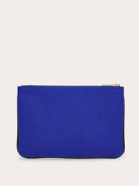 Salvatore Ferragamo - Men's Cut-out Detail Leather Pouch Phone Case