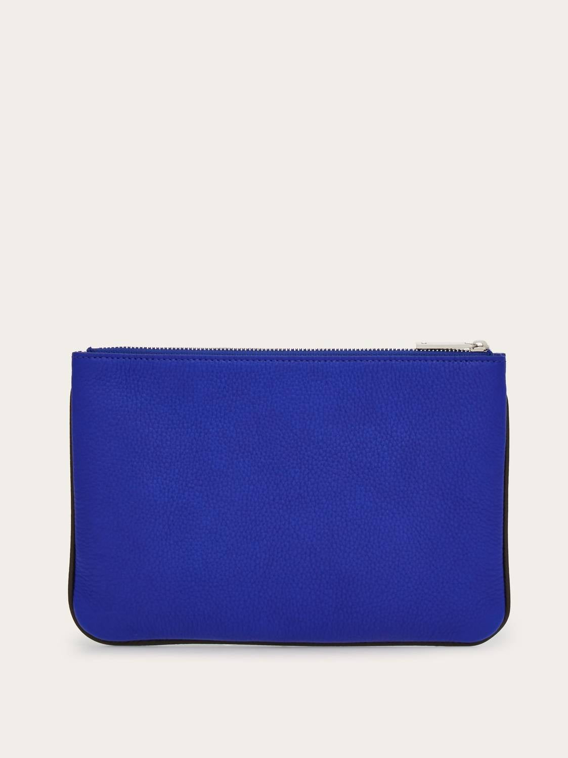 Salvatore Ferragamo - Men's Cut-out Detail Leather Pouch Phone Case