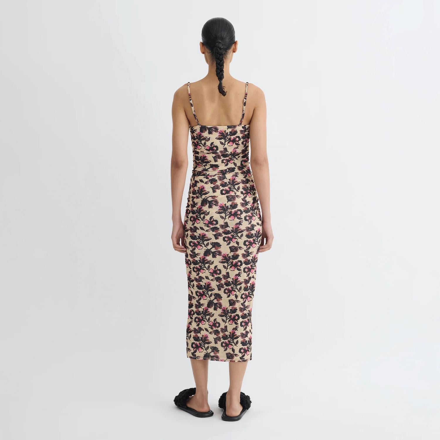 Nanushka - Alexa Mesh Jersey Midi Dress