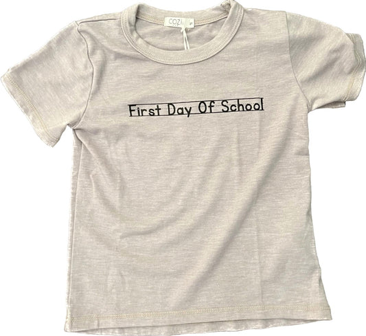 Cozii - Kid's First Day of School Tee